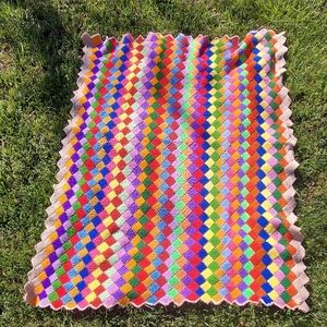 HandmadeCrocheted Blanket.